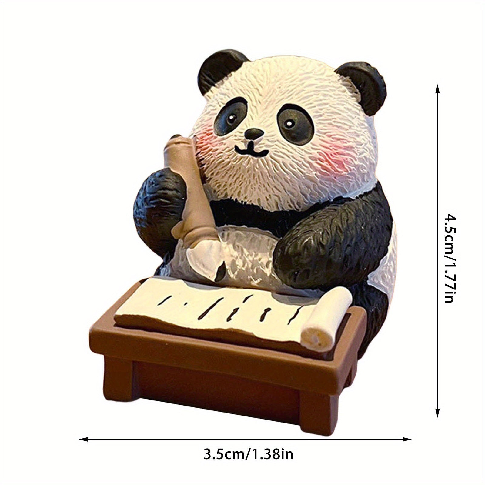 Panda Statue Piano, chess, calligraphy and painting