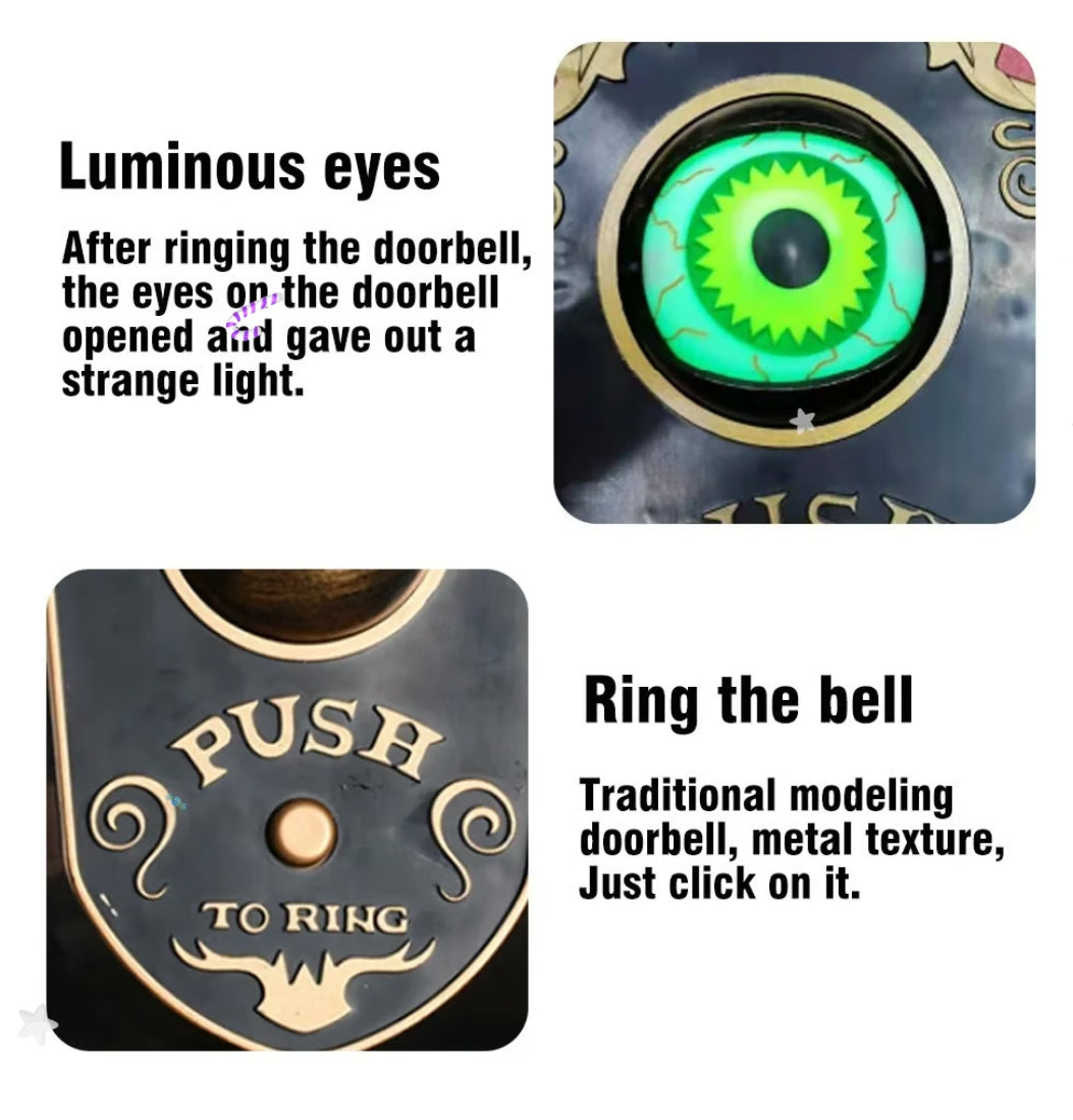 😈 Demon one-eyed doorbell
