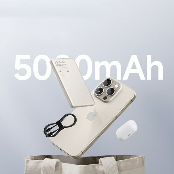 Ultra-thin Magnetic Wireless Power Bank Two-way Fast Charging Mobile Power Supply