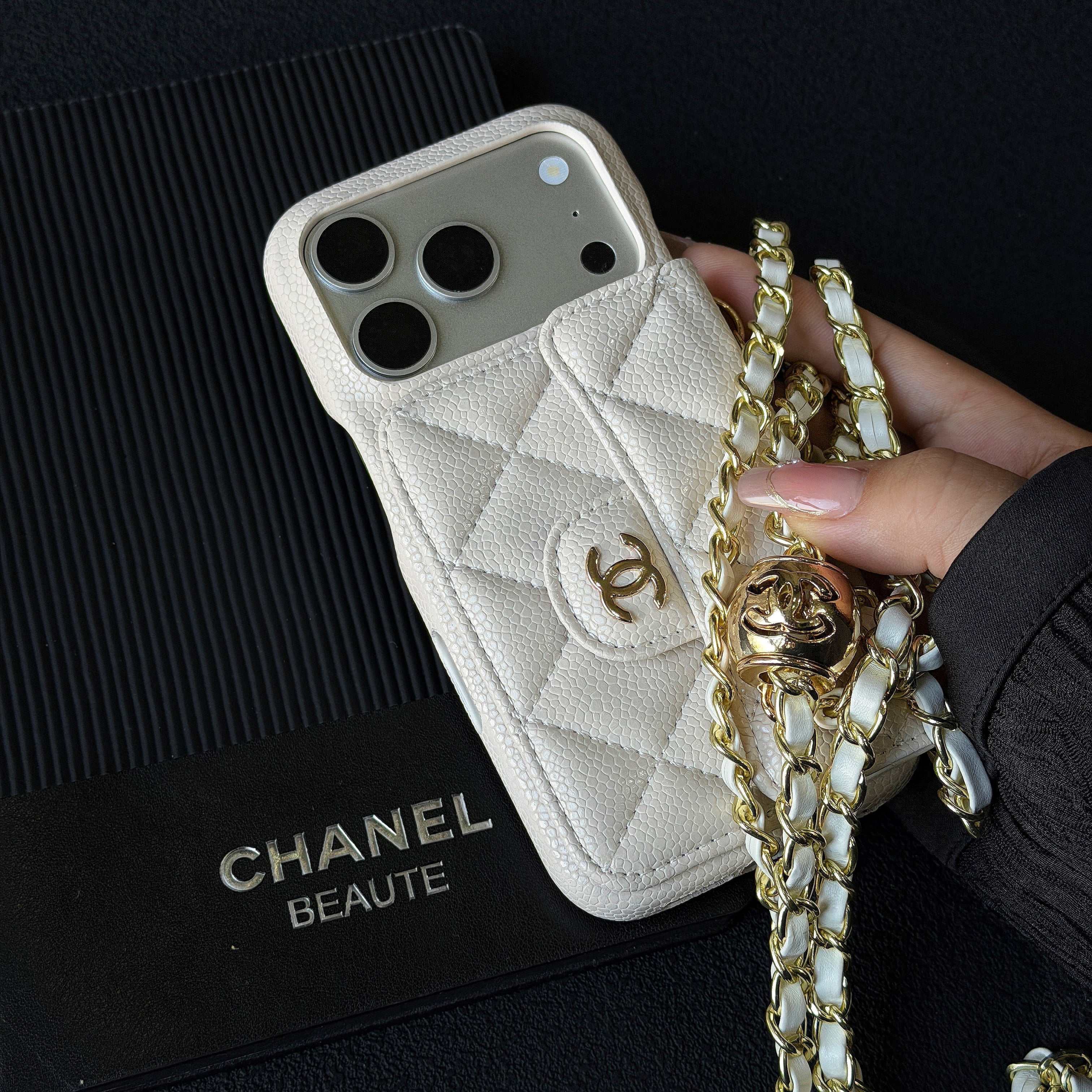 Caviar crossbody card holder phone case 2026