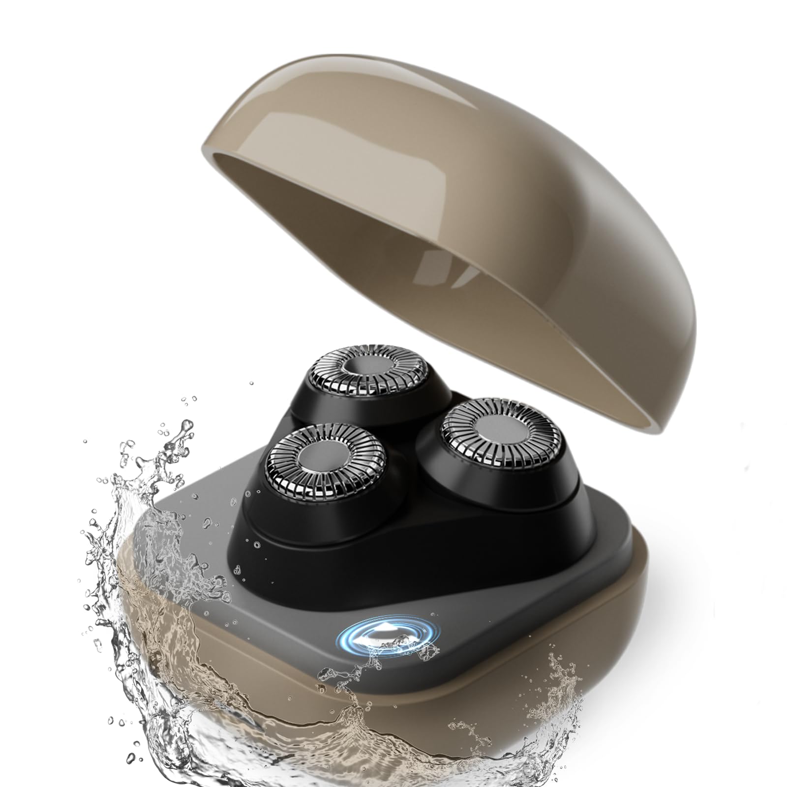 Unisex Facial Epilator, Wet & Dry 3D Floating Blade Rotary Razor