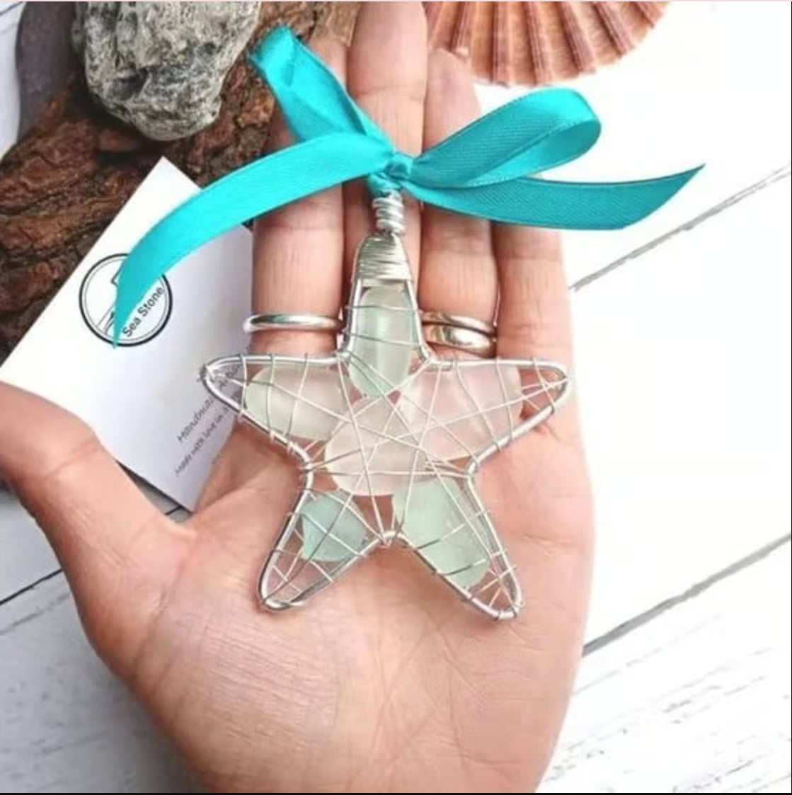 Sea Glass Christmas Tree Ornament