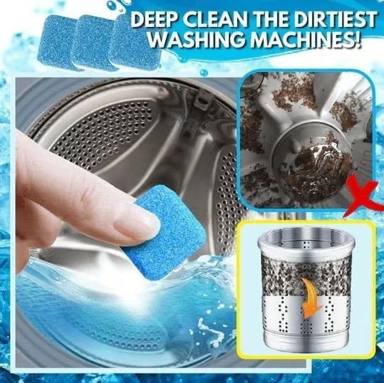 (š„Hot Sale NOW- SAVE 48% OFF)Washing Machine Deep-Cleaning Tablets(BUY 2 BOX GET 1 FREE NOW)
