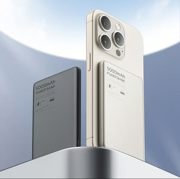 Ultra-thin Magnetic Wireless Power Bank Two-way Fast Charging Mobile Power Supply