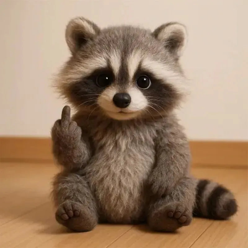 🐮🖕Cute Middle Finger Plush Highland Cow