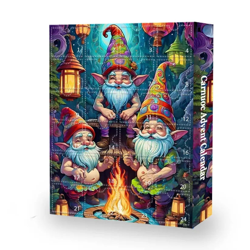 3D Stereoscopic Garden Gnomes Festival Advent calendar 2025