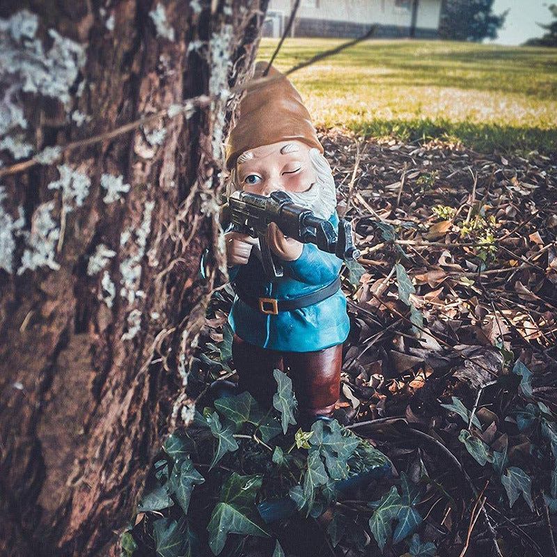 🔥50% OFF🔥Garden CS Shooting Gnome Statue