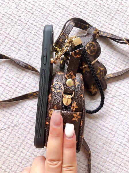 Apple iPhone 11/12 Pro Max/13/17 Case (with Crossbody Strap) - Floral Design - Lightweight Protective Case